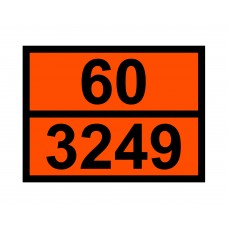 Veszélyes áru szállítás - Narancssárga tábla egyedi számmal